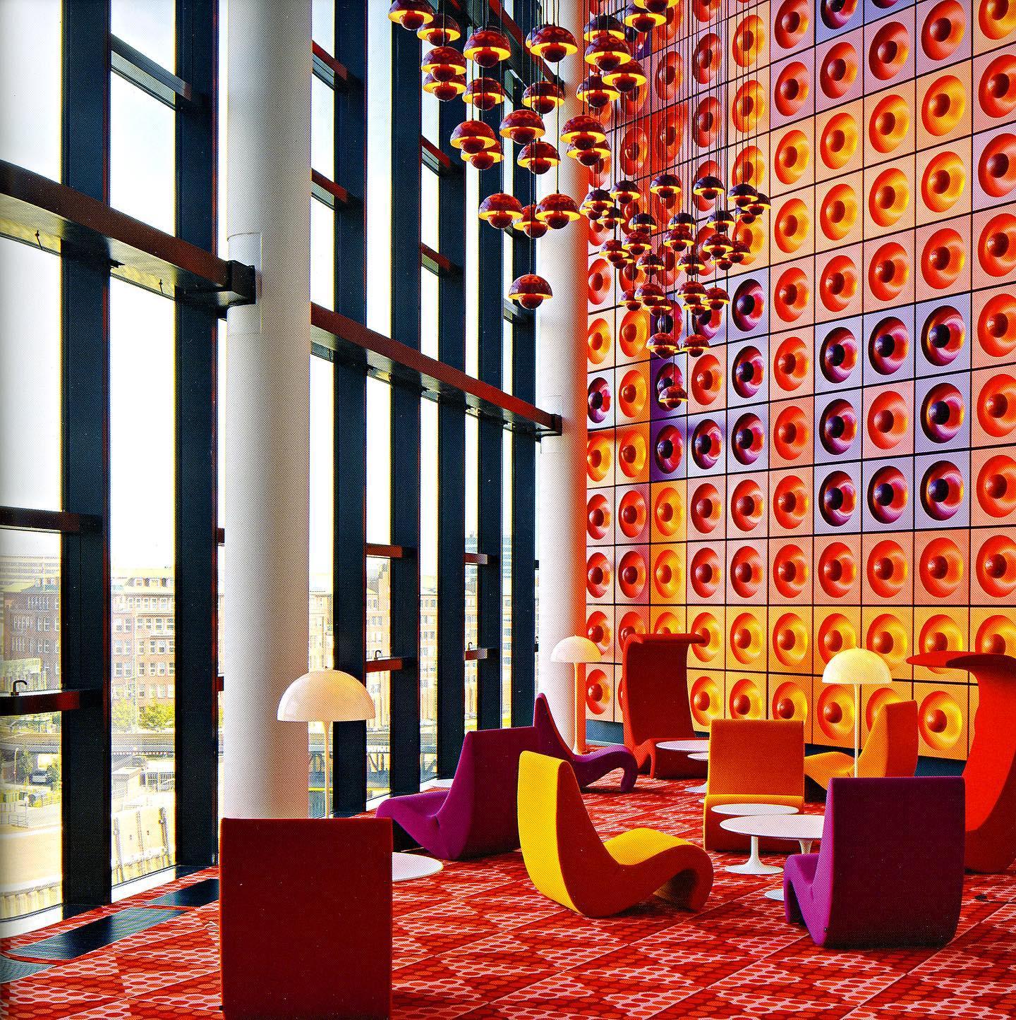 Verner Panton Ciondolo vaso da fiori danese moderno Produzione originale, 1968 in vendita 6