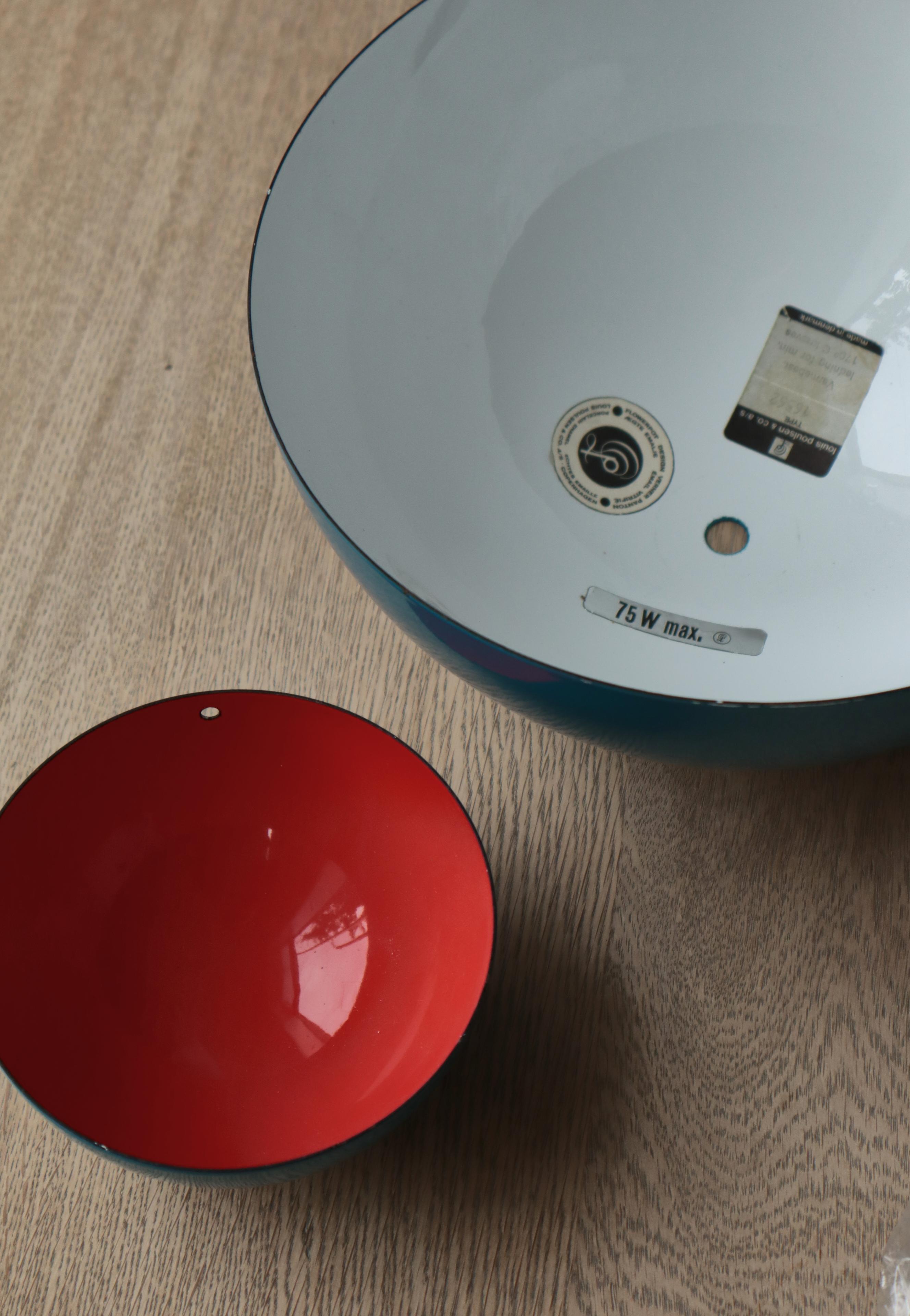 Verner Panton Ciondolo vaso da fiori danese moderno Produzione originale, 1968 in vendita 2