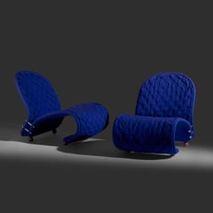 Verner Panton Easy Chair System 1-2-3 Model G lounge chairs for Fritz Hansen