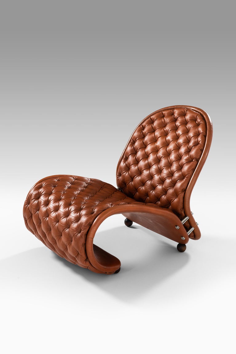 Verner Panton Easy Chairs Model System 123 by Fritz Hansen in Denmark