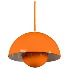 Verner Panton 1´st. Edition Flowerpot Pendant Light for Louis Poulsen, Denmark