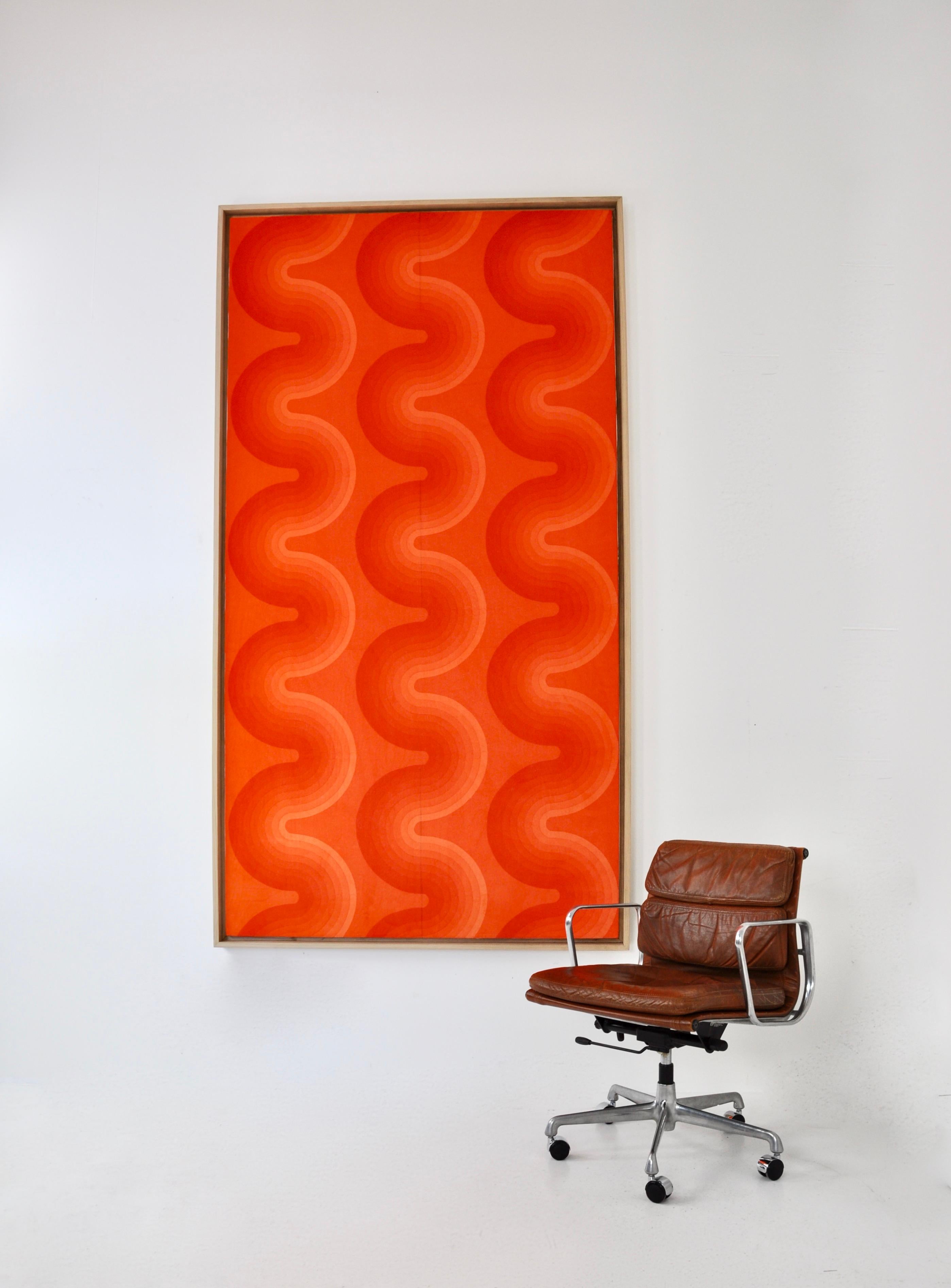 Space Age Fabric Board by Verner Panton for Mira Spectrum, 1970S For Sale
