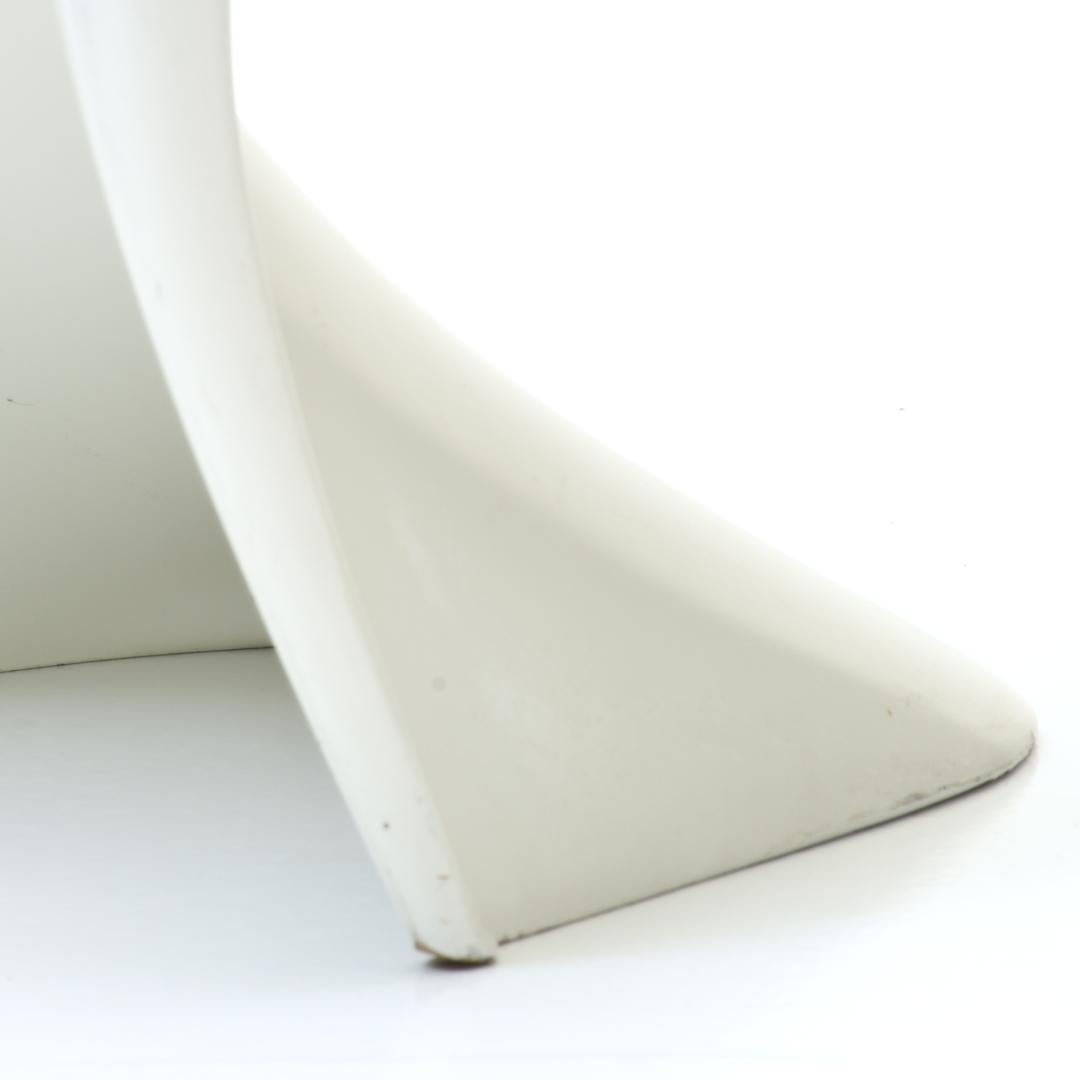 Mid-20th Century Verner Panton First Edition Stackable Chair in White, 1960s For Sale