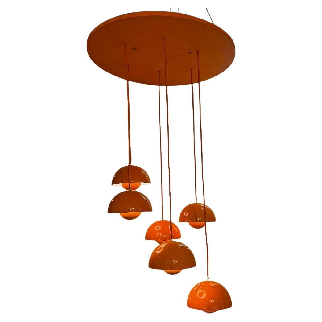 Verner Panton Flowerpot chandelier