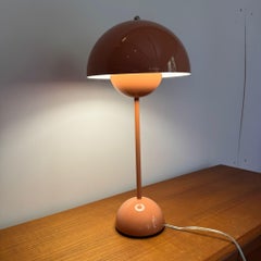 Verner Panton "flowerpot" desk lamp, Denmark 1960