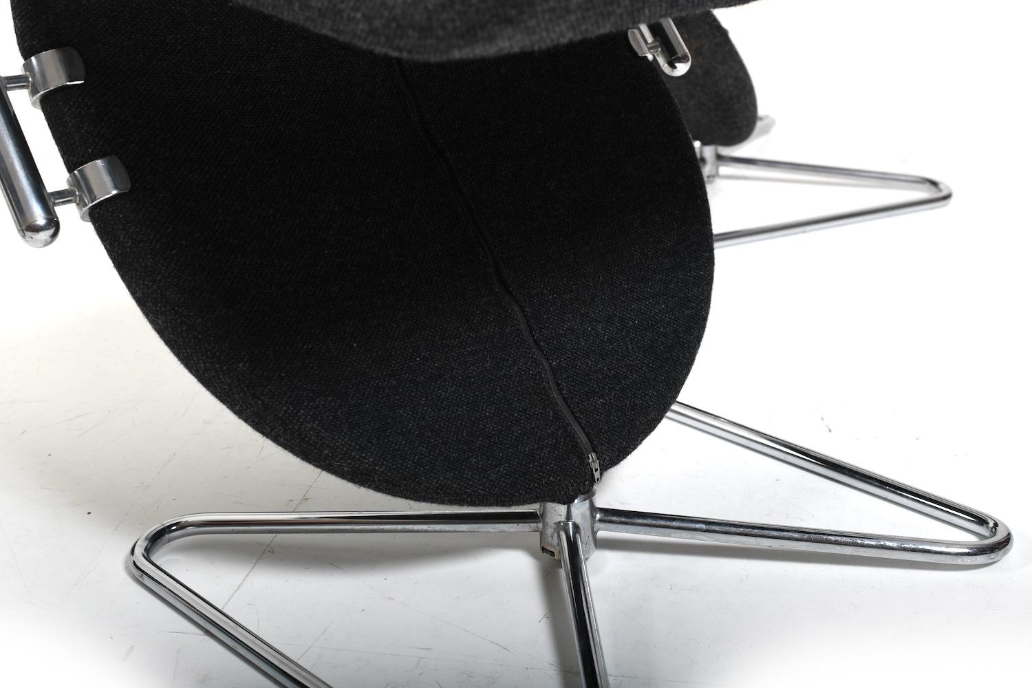 Verner Panton for Fritz Hansen 1973 Series 1-2-3 Butterfly Base For Sale 1