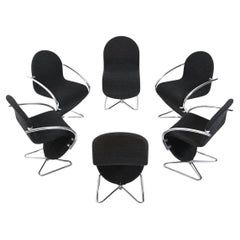 Verner Panton for Fritz Hansen 1973 Series 1-2-3 Butterfly Base