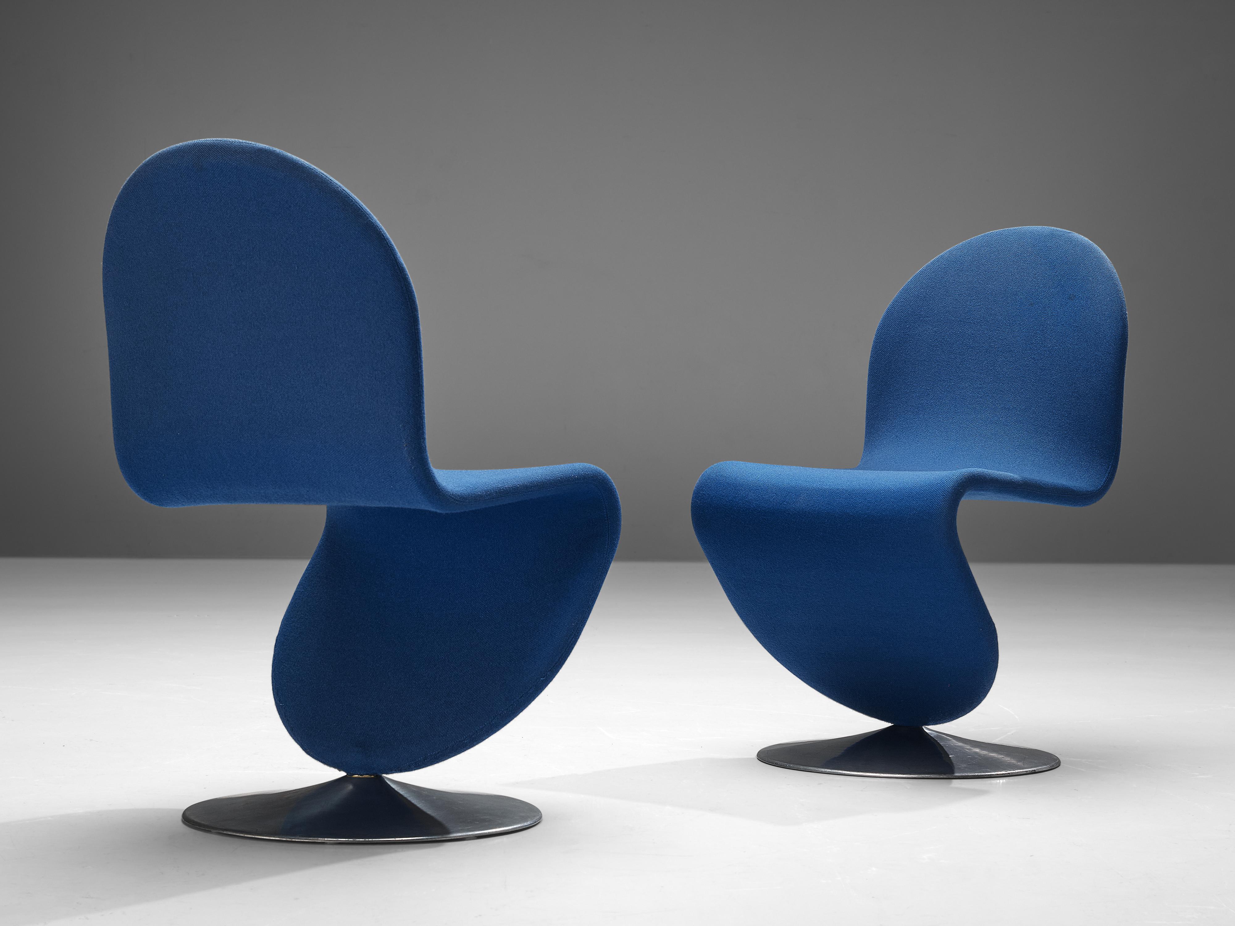 Late 20th Century Verner Panton for Fritz Hansen Set of Four 'Chair A' Chairs