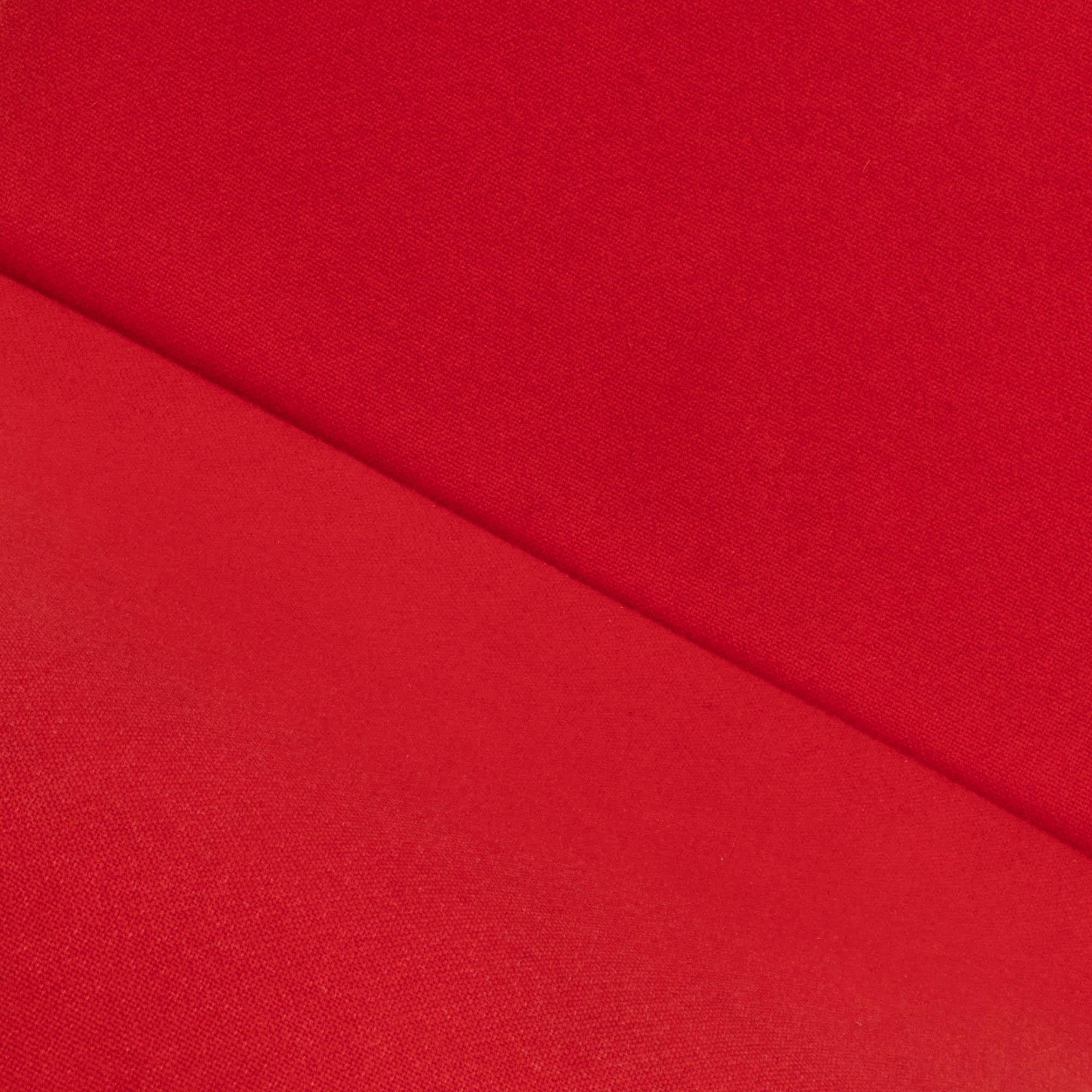 Late 20th Century Verner Panton for Vitra Red Amoebe Highback Armchair