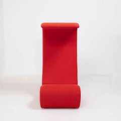 Verner Panton for Vitra Red Amoebe Highback Chair