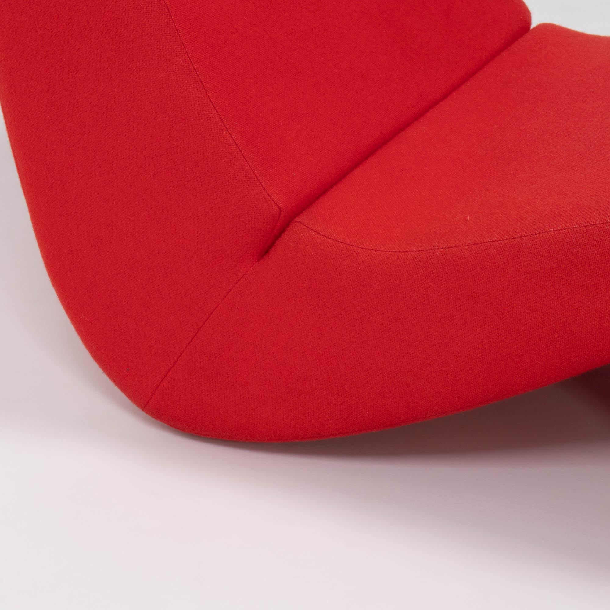 Verner Panton for Vitra Red Amoebe Highback Chair 1