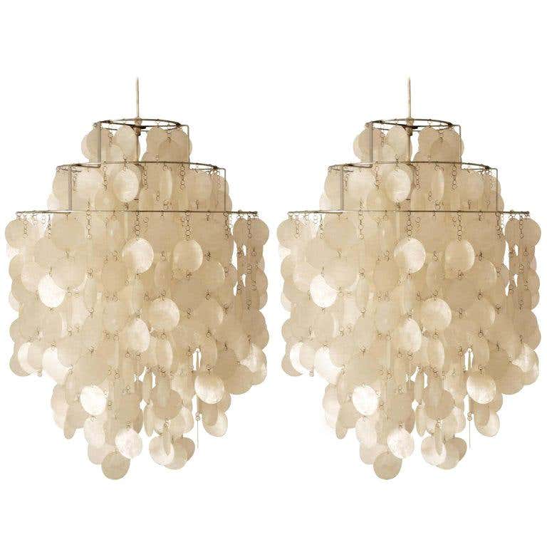 Fun 1 DM Shell Lamp by Verner Panton for Lüber Switzerland at 1stDibs