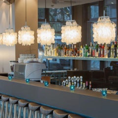 Verner Panton 'Fun 2DM' Pendant Lamp in Sea Shells and Chrome for Verpan