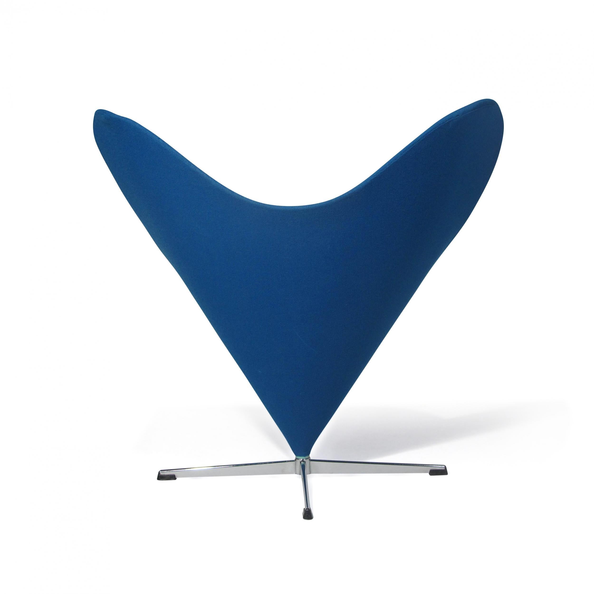 20th Century Verner Panton Heart Chair For Sale
