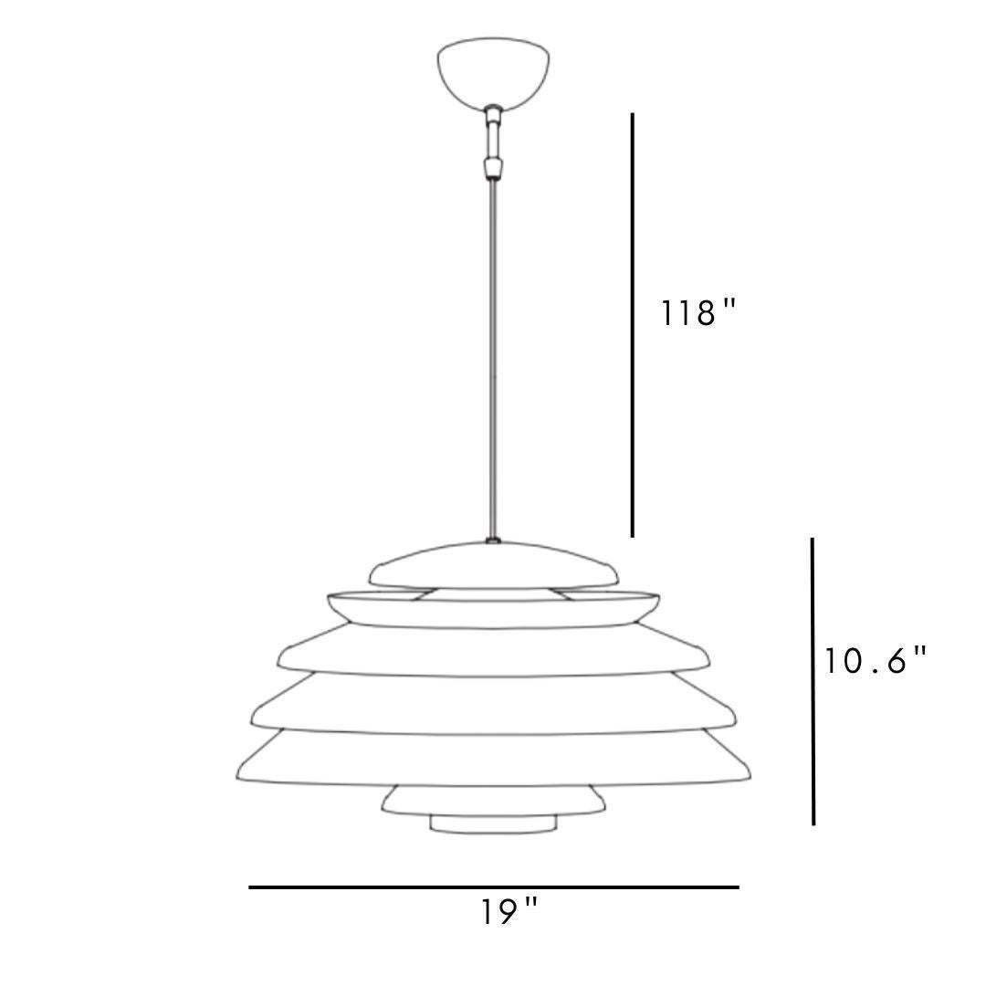 Verner Panton 'Hive' Pendant Lamp in Polished Aluminum for Verpan For Sale 2