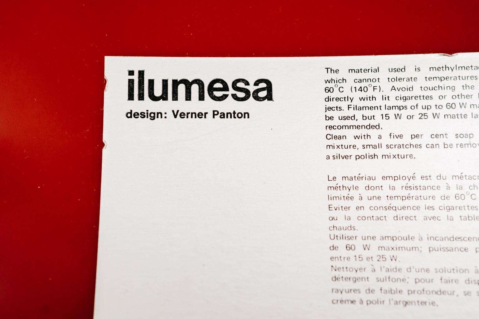 Verner Panton Ilumesa Coffee Table/Floor Lamp For Sale 1