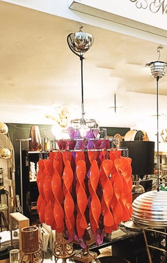 Verner Panton Chandelier "Spiral SP01," Denmark 2000s