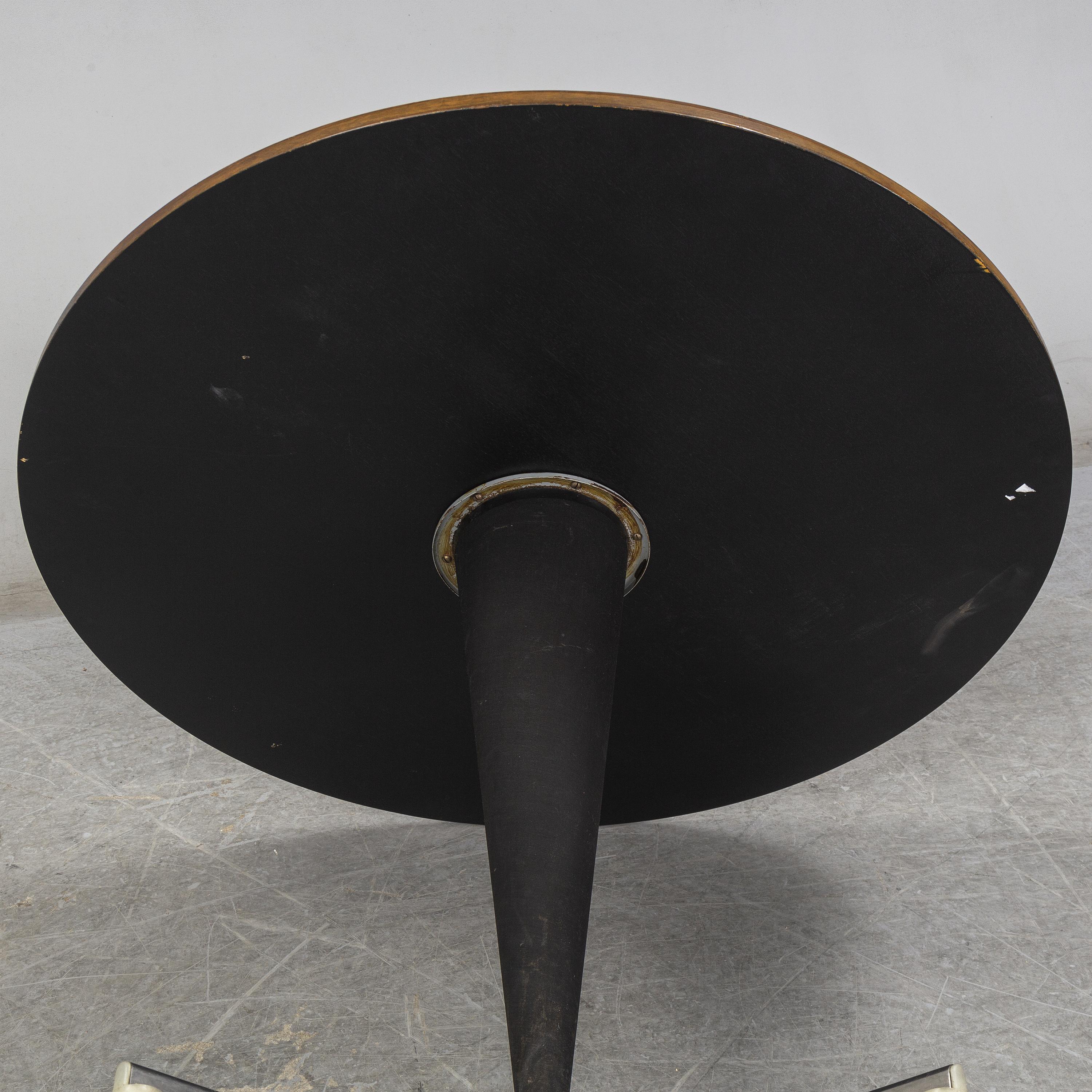 Scandinavian Modern Verner Panton Large Rosewood Cone Table, for Frem Røjle, Denmark, 1957 For Sale