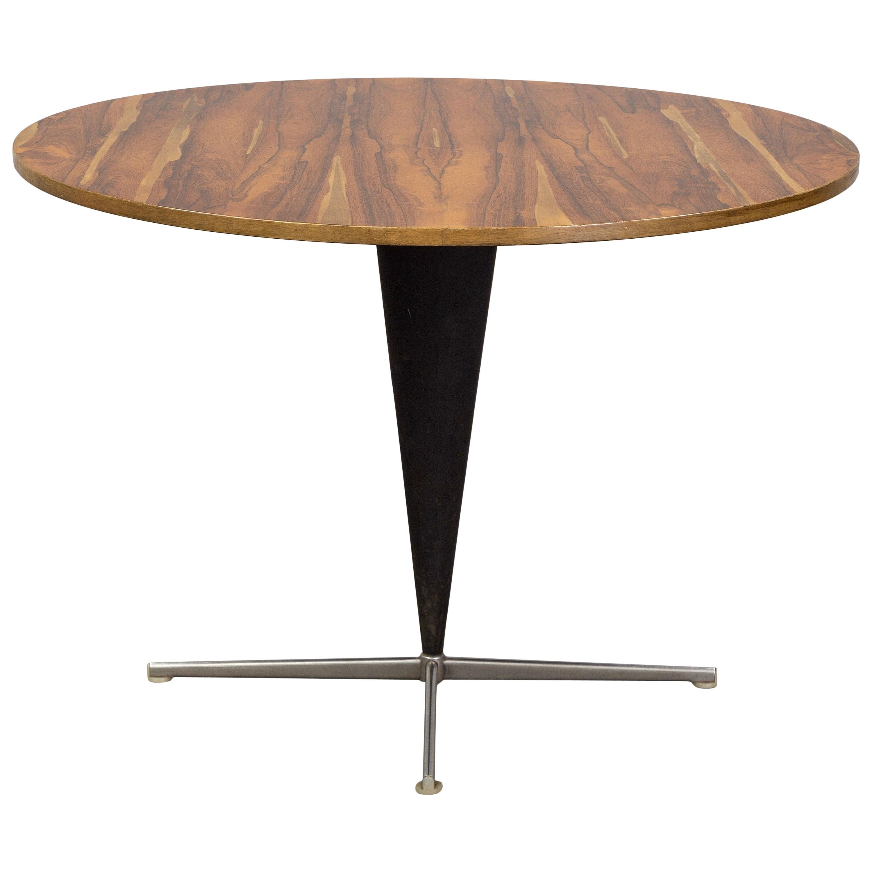 Verner Panton Large Rosewood Cone Table, for Frem Røjle, Denmark 1957