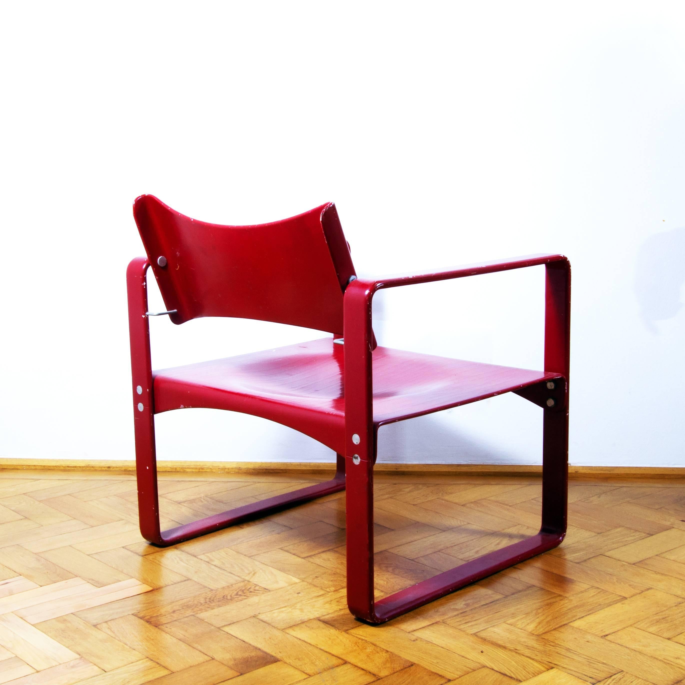 German Verner Panton Lounge Chair Thonet Mod. 270 Designed 1966, Mid-Century Modern For Sale