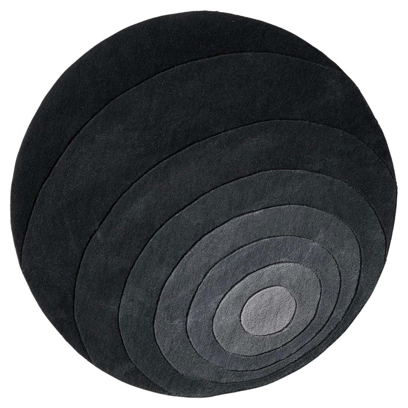 Verner Panton 'Luna' Rug 120cm in Grey by Verpan For Sale at 1stDibs