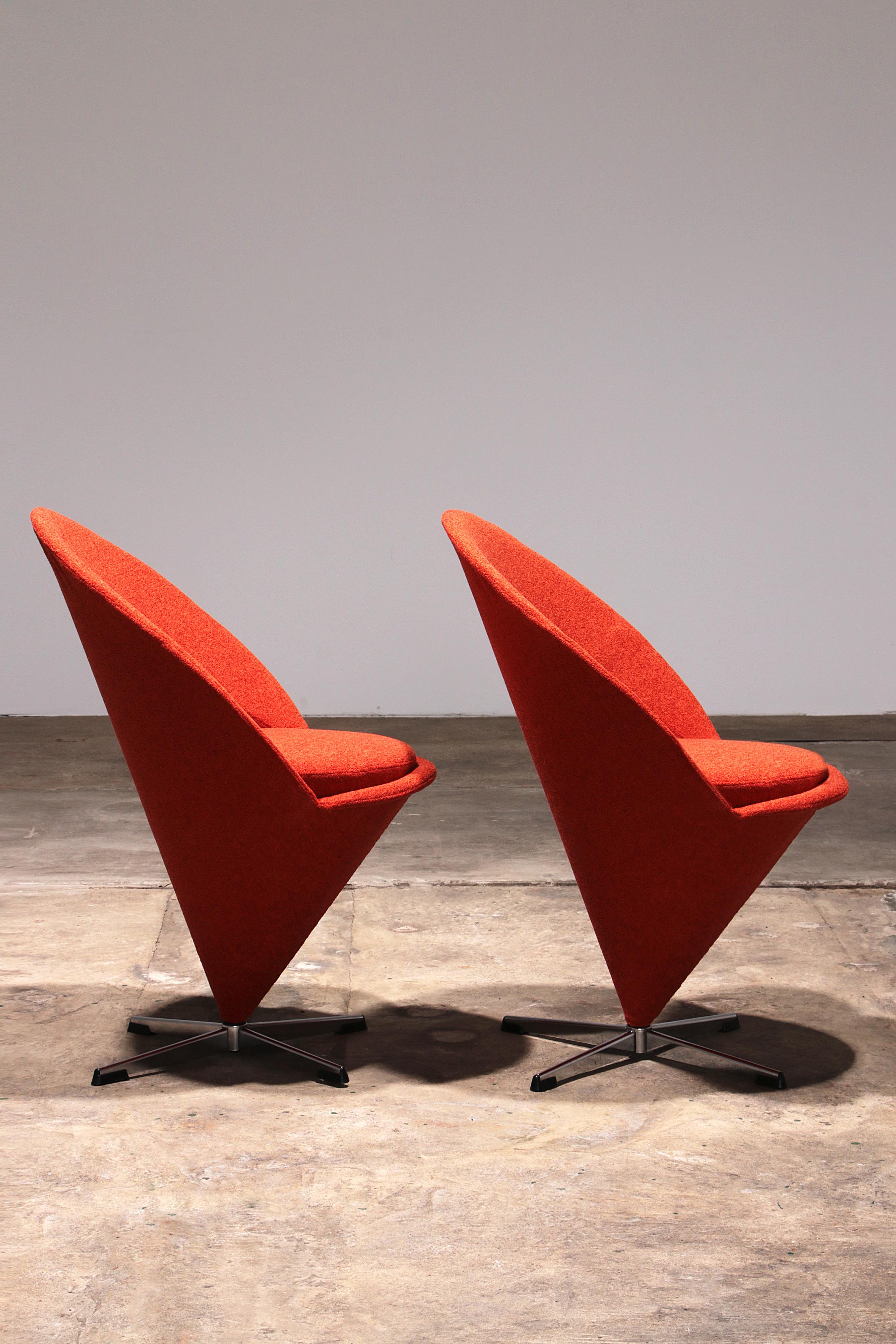 Fabric Verner Panton Model Cone K1 Chair from Timeless Design Classic