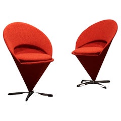 Verner Panton Modèle de chaise Cone K1 de Timeless Design Classic