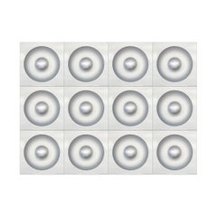 Verner Panton Monumental 'SPIEGEL' Wall Lamp Installation of 12 for Verpan