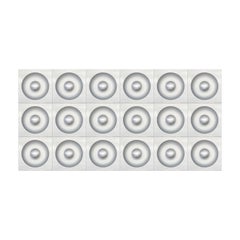 Verner Panton Monumental 'SPIEGEL' Wall Lamp Installation of 18 for Verpan