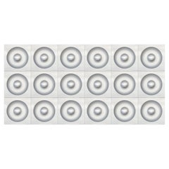 Lampe murale monumentale  SPIEGEL  de Verner Panton de 18 pices pour Verpan