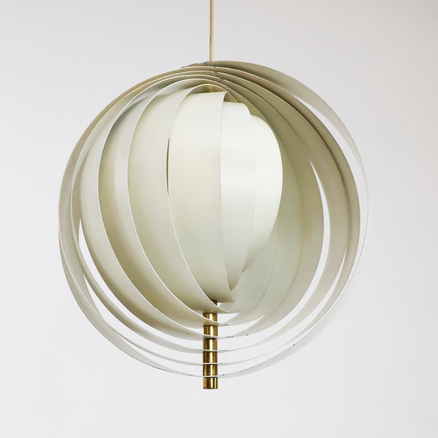 Mid-Century Modern Verner Panton Moon Pendant Lamp for Louis Poulsen