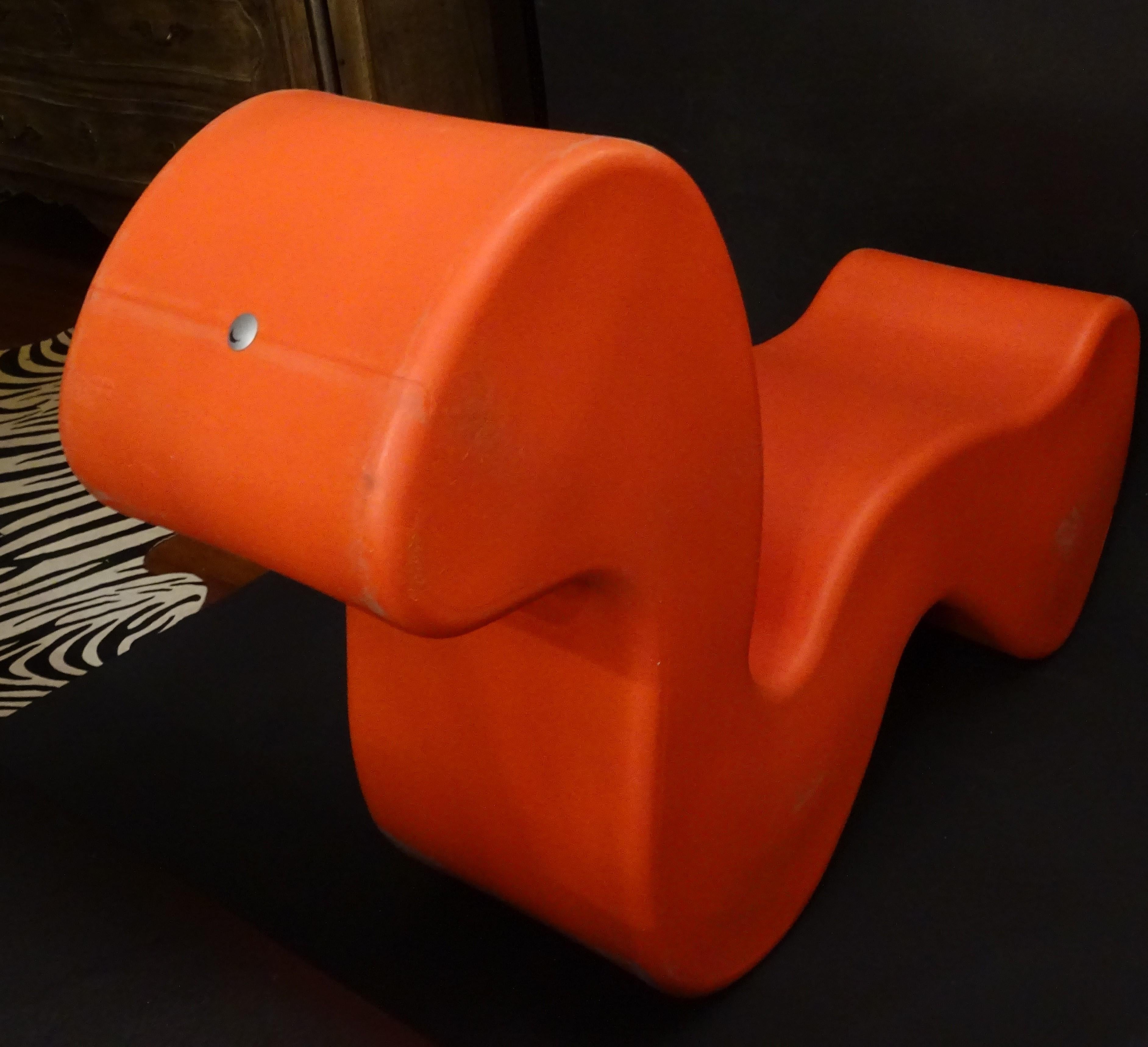 Verner Panton Orange Phantom Chair für Innovation Randers:: um 1998 5