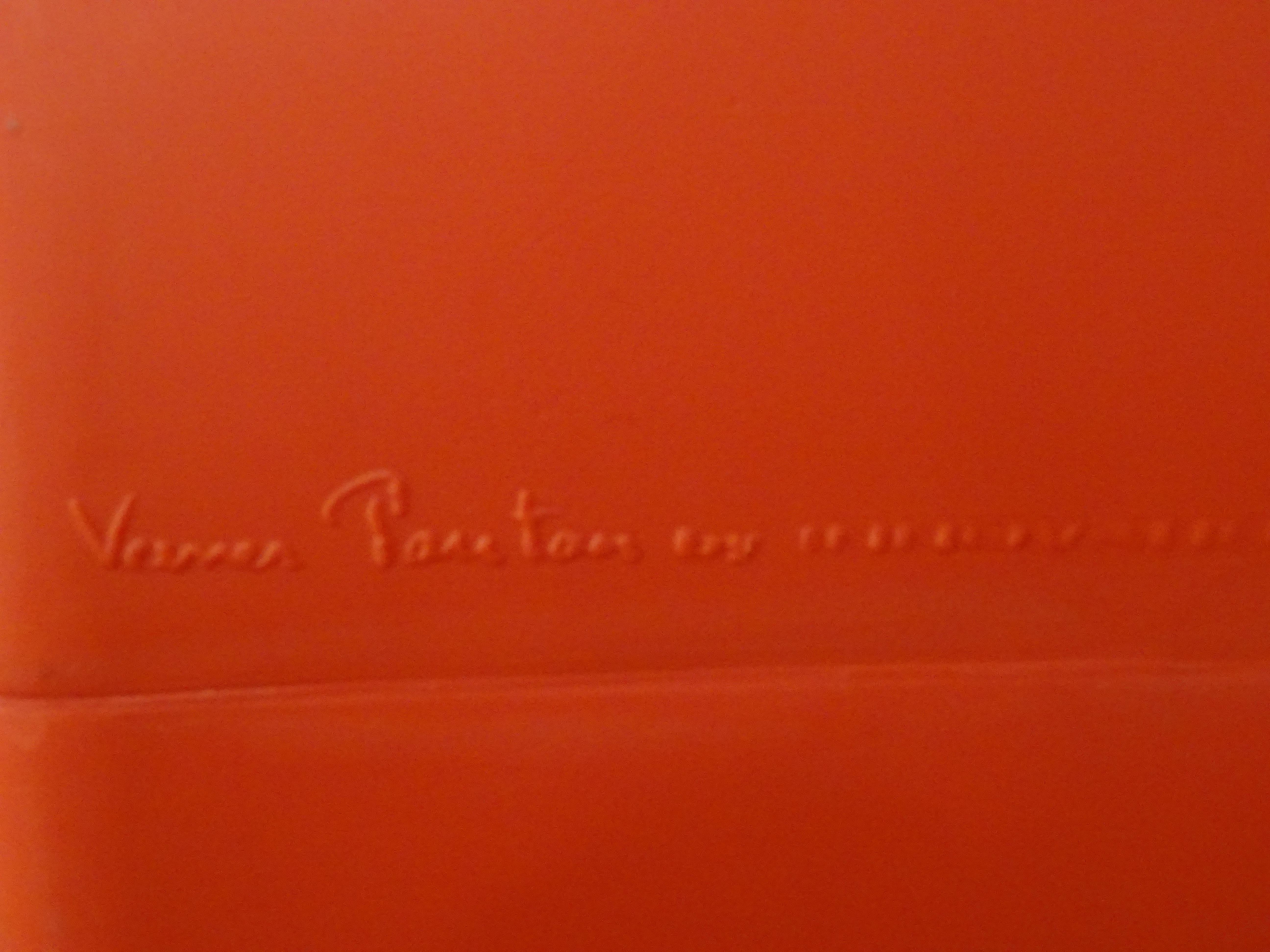 Modern Verner Panton Orange Phantom Chair for Innovation Randers, circa 1998