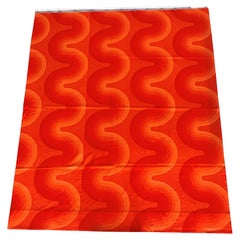 Verner Panton Original Fabric Panel Tapestry for Mira-X Collection, 1970s