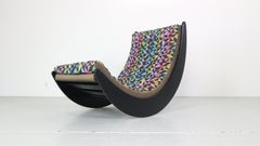 Verner Panton Original "Relaxer 2" Rocking Chair by Rosenthal, 1970s