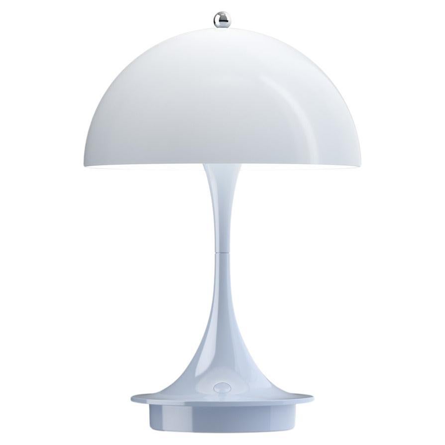 Verner Panton 'Panthella 160' Portable Lamp for Louis Poulsen in Opal Pale Blue For Sale