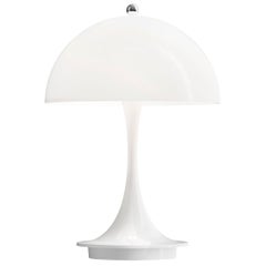 Lampada da tavolo 'Panthella 160 Portable' di Verner Panton in bianco per Louis Poulsen