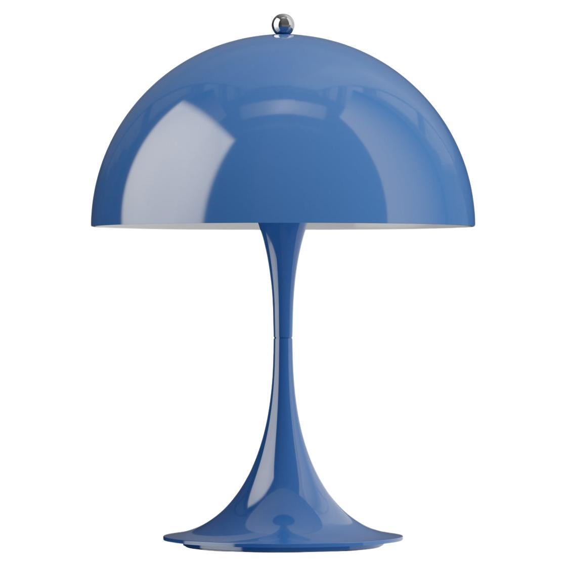 Verner Panton 'Panthella 250' Portable Table Lamp in Blue for Louis Poulsen