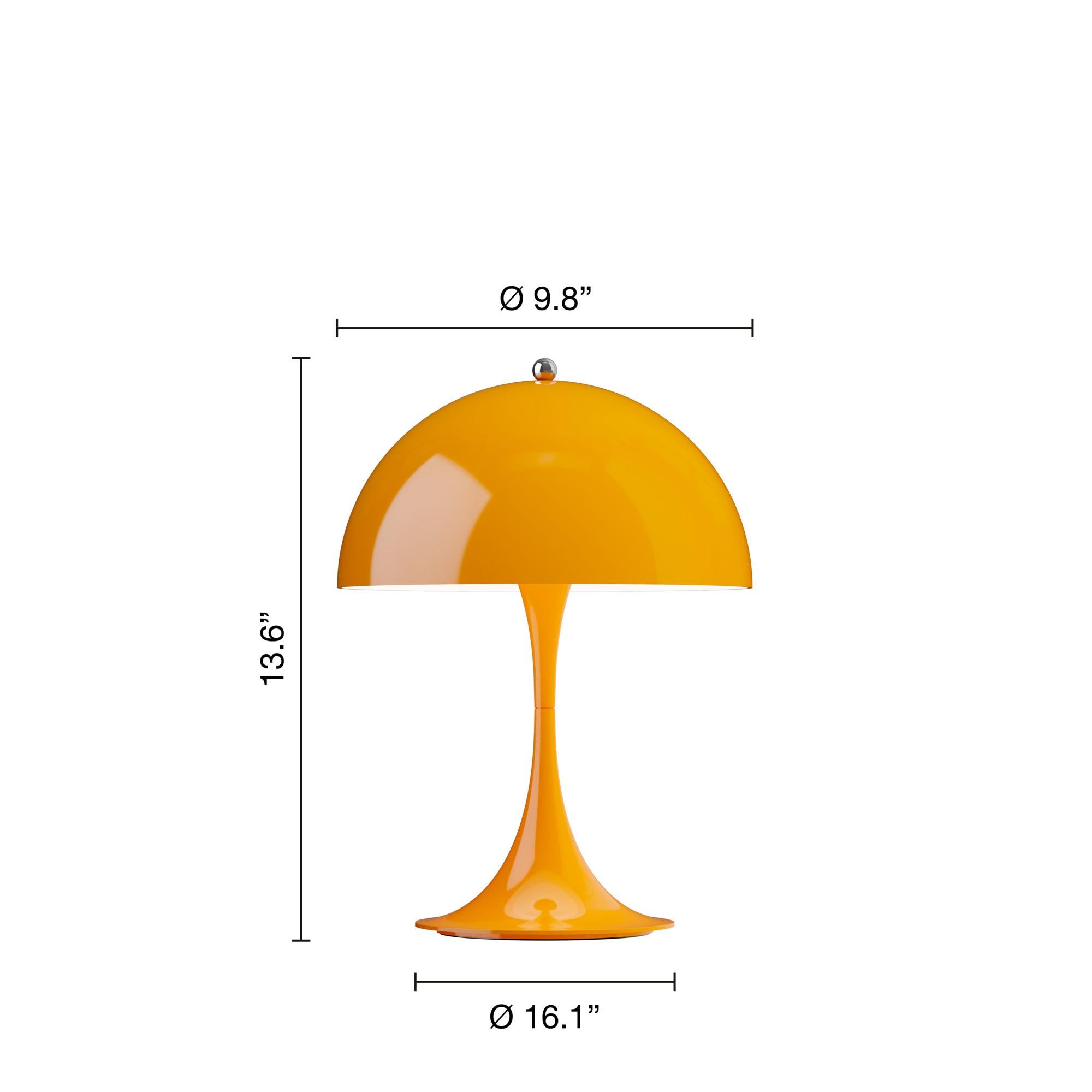 Verner Panton Lámpara de mesa portátil 