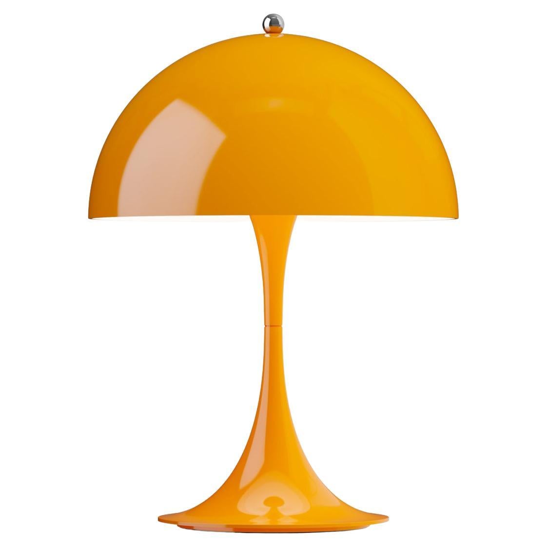 Verner Panton 'Panthella 250' Portable Table Lamp in Orange for Louis Poulsen