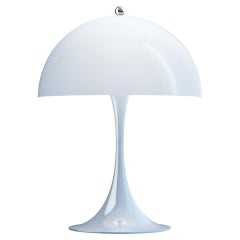 Verner Panton 'Panthella 250' Portable Table Lamp in Pale Blue for Louis Poulsen