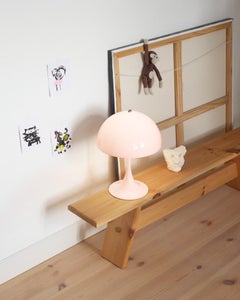 Verner Panton 'Panthella 250' Portable Table Lamp in Pale Rose for Louis Poulsen