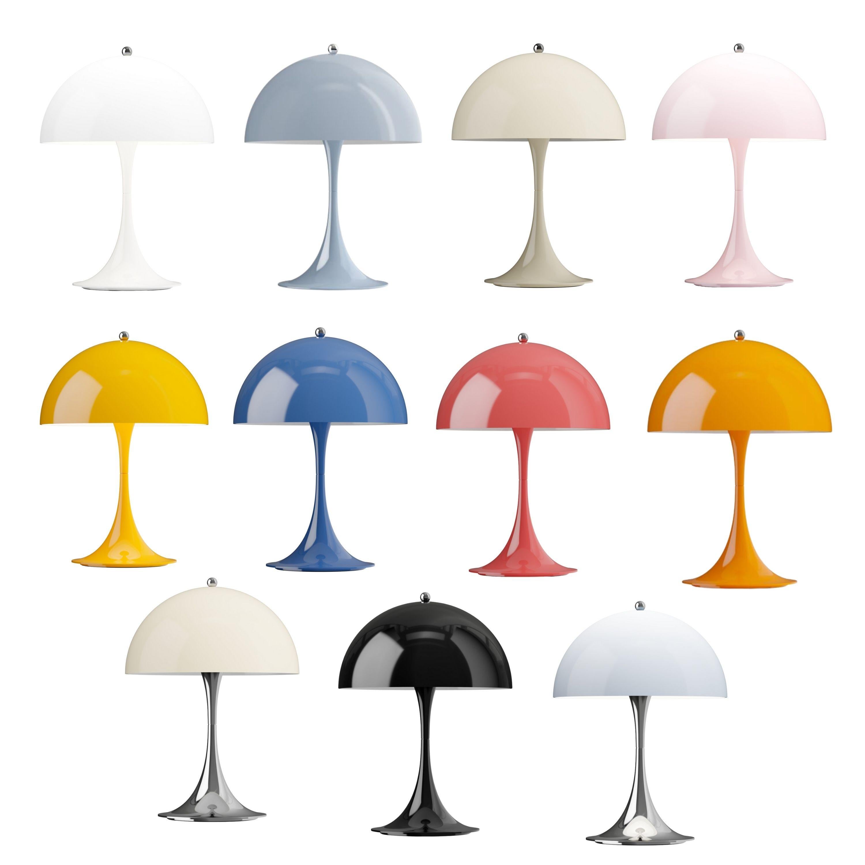 Verner Panton 'Panthella 250' Portable Table Lamp in White for Louis Poulsen For Sale 5