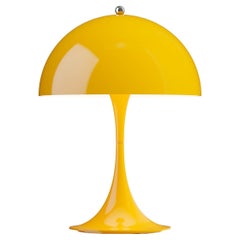 Verner Panton 'Panthella 250' Portable Table Lamp in Yellow for Louis Poulsen