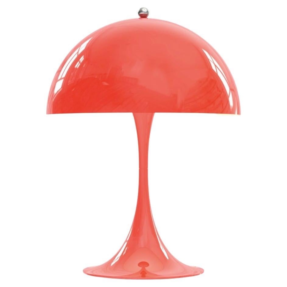 Verner Panton 'Panthella 250' Table Lamp 'Coral' Metal for Louis Poulsen For Sale