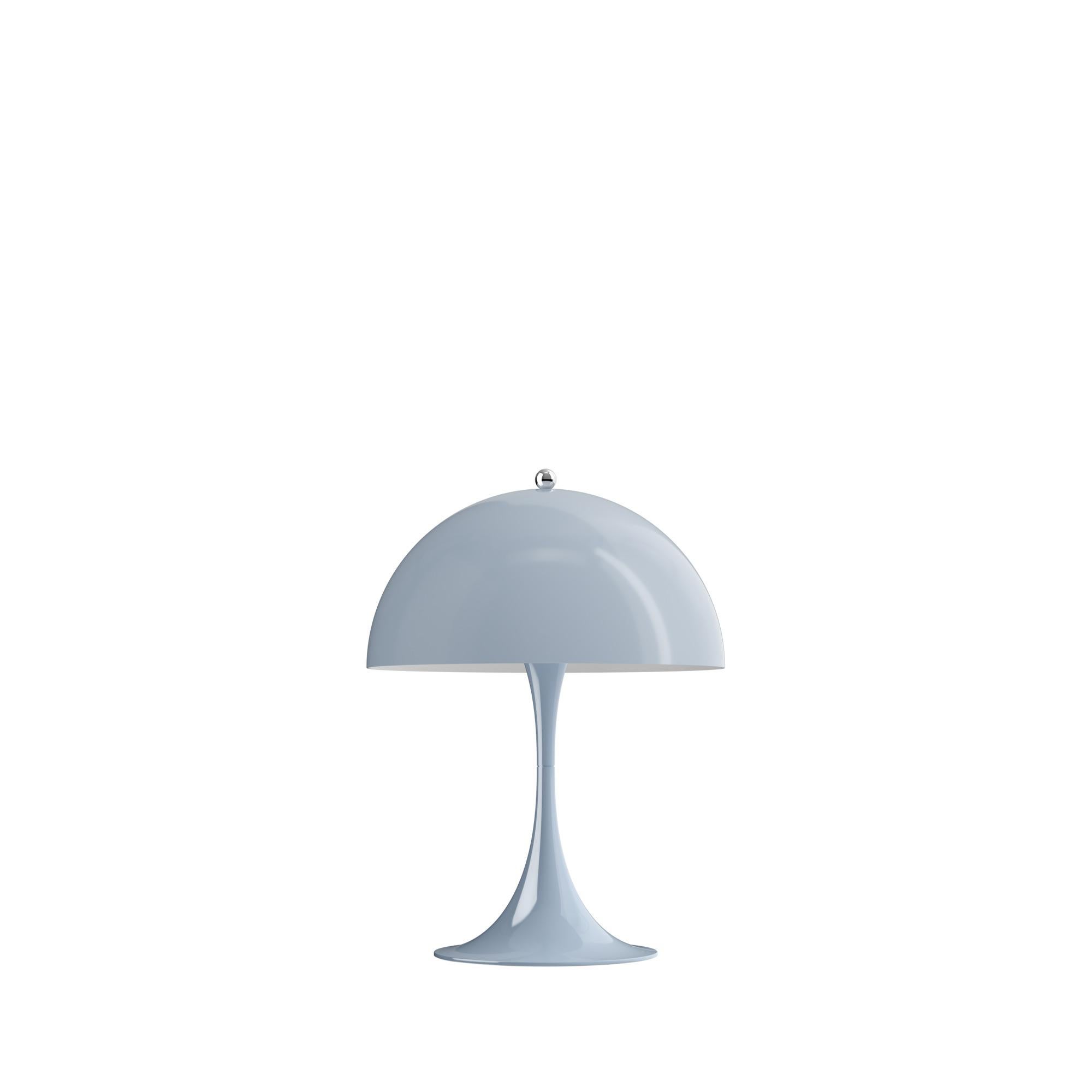 Danish Verner Panton 'Panthella 250' Table Lamp for Louis Poulsen in Opal Pale Blue For Sale