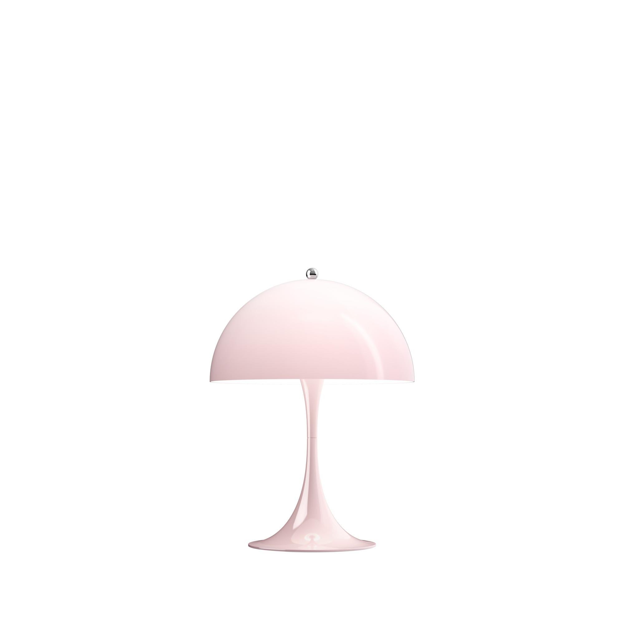 Verner Panton 'Panthella 250' Table Lamp for Louis Poulsen in Opal Pale Rose In New Condition For Sale In Glendale, CA