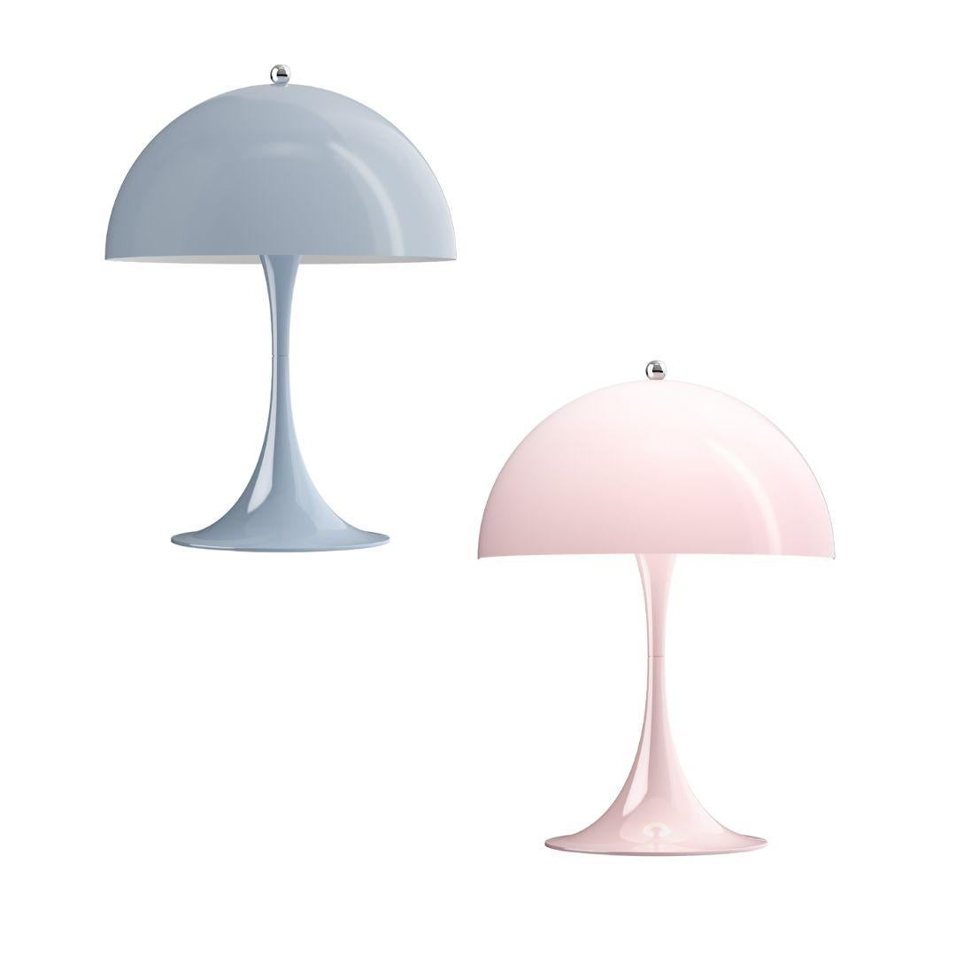 Contemporary Verner Panton 'Panthella 250' Table Lamp for Louis Poulsen in Opal Pale Rose For Sale