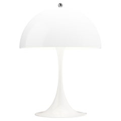 Verner Panton 'Panthella 320' Opal White Table Lamp for Louis Poulsen