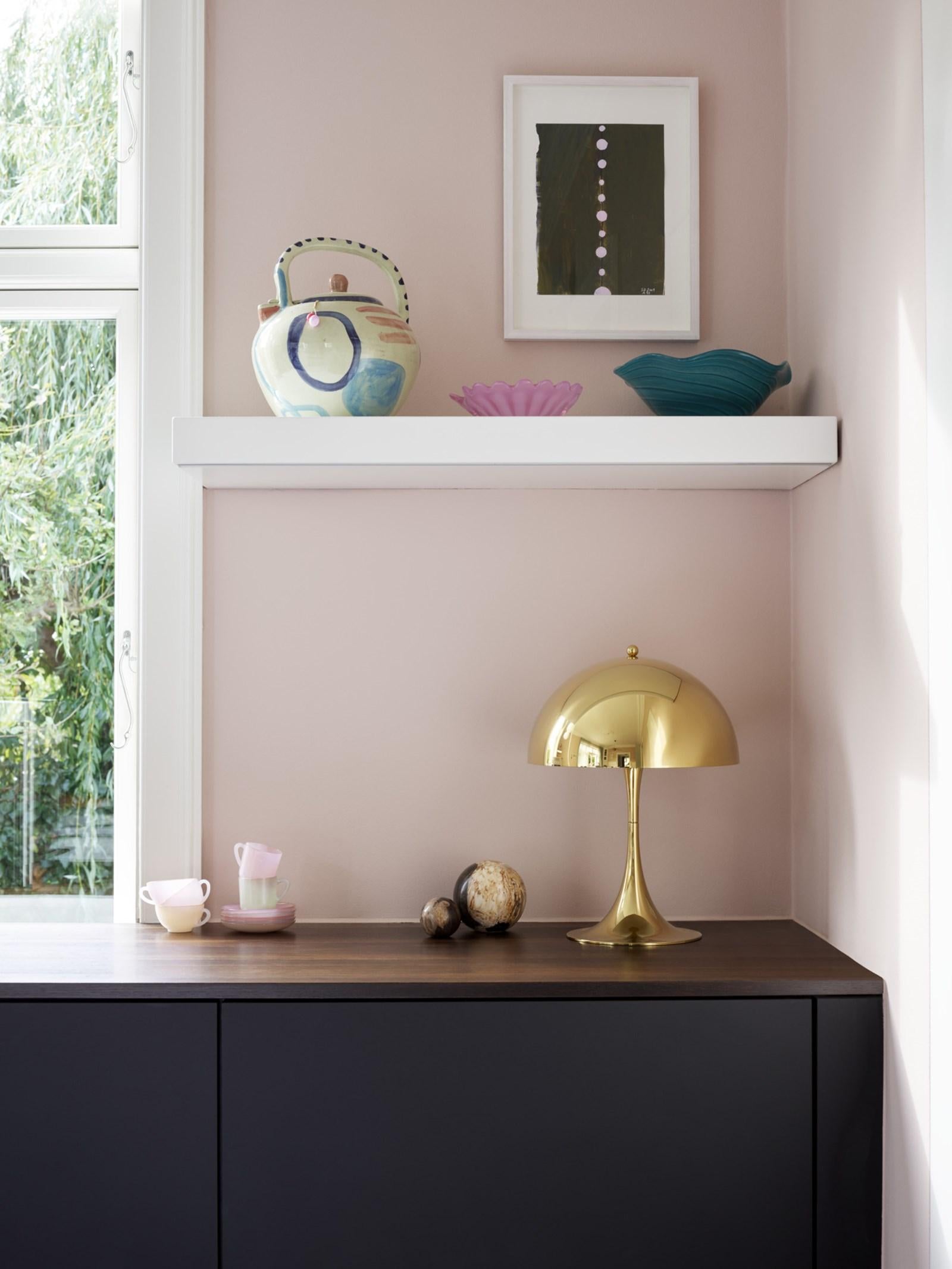 Verner Panton Lámpara de mesa 'Panthella 320' para Louis Poulsen Aluminio en venta